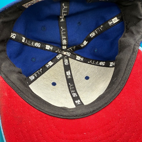 Toronto Blue Jays Alternative Logo MLB New Era  Fitted Baseball Hat - Size 7 3/8 - Picture 11 of 14